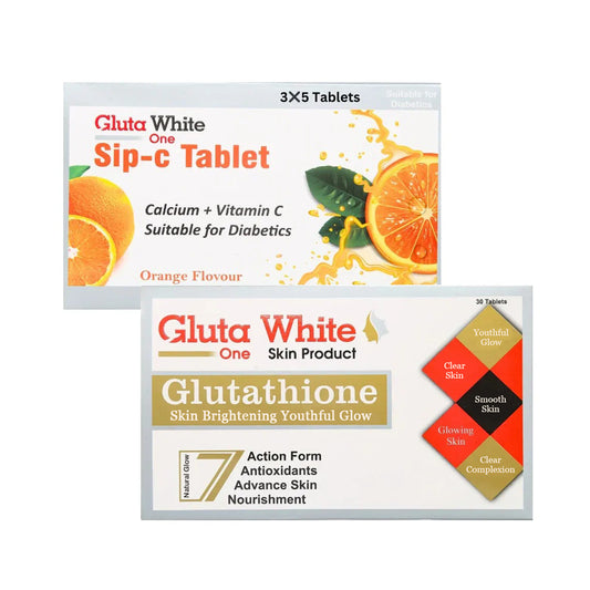 Glutathione Capsule & Gluta White Sip C Tablets